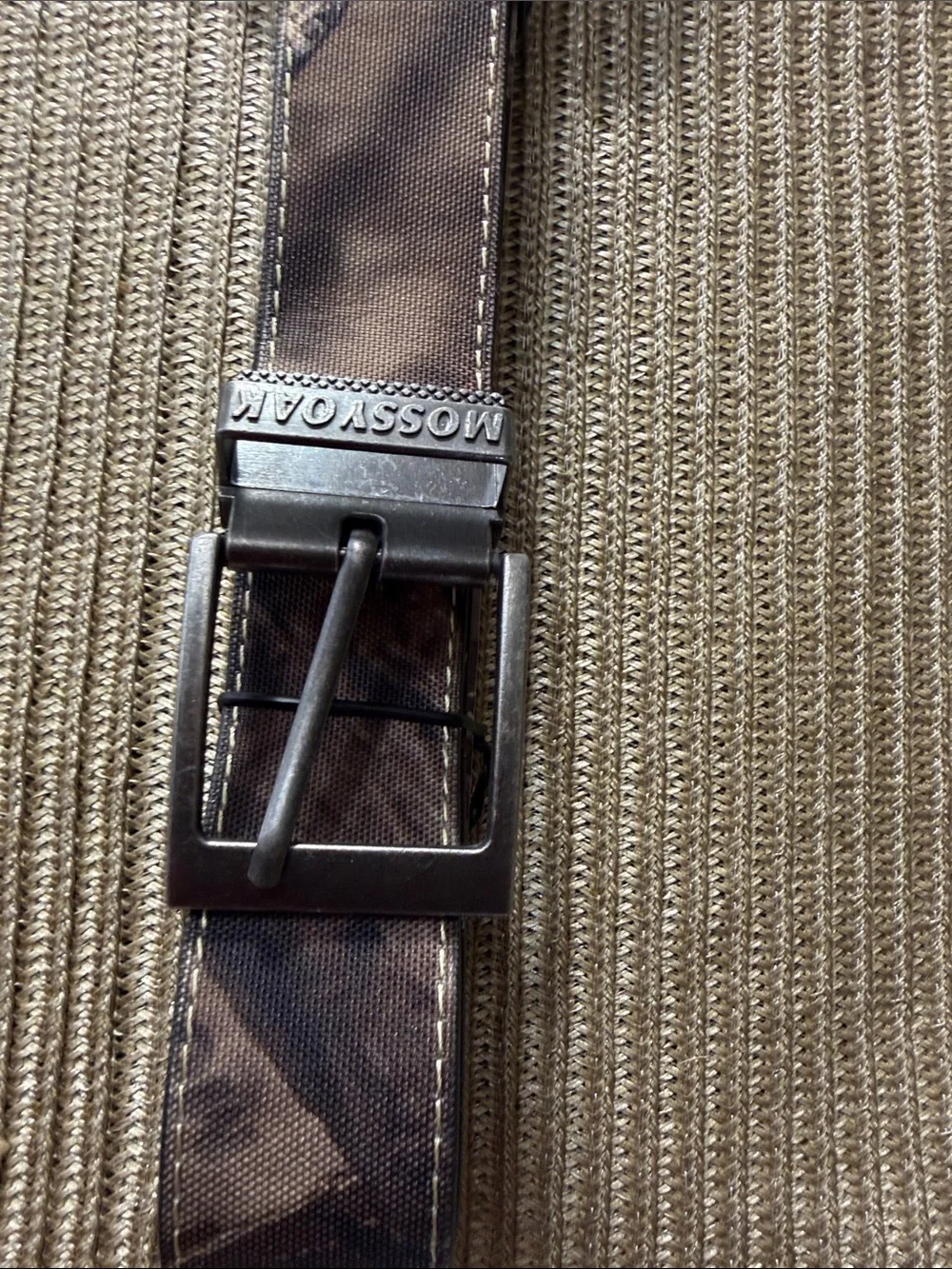 Mossy Oak Men’s Camo Belt Size 40/42 Hunting Outdoor Camouflage NWT